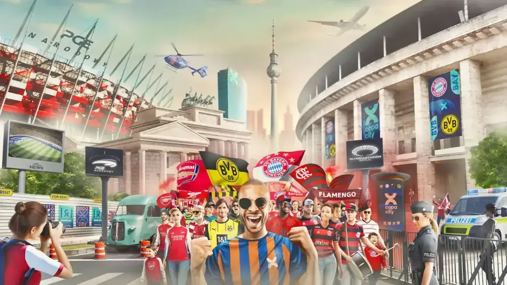 Copa City: Flamengo e gigantes em tycoon de futebol em junho